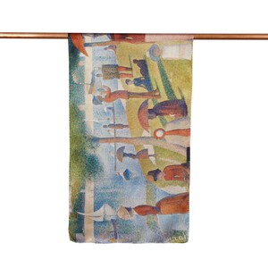 A Sunday on La Grande Jatte Silk Scarf - Thumbnail