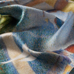 A Sunday on La Grande Jatte Silk Scarf - Thumbnail