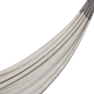 ipekevi - وشاح صوف لون رمادي فاتح