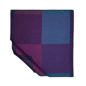 ipekevi - ايشارب حرير تصميم مربعات لون تركواز فاتح