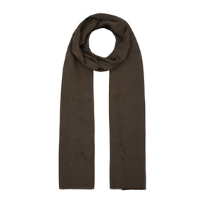 All Seasons Ash Brown Paisley Monogram Scarf - Thumbnail