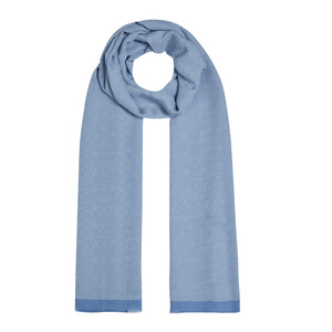 ipekevi - All Seasons Baby Blue Monogram Scarf (1)