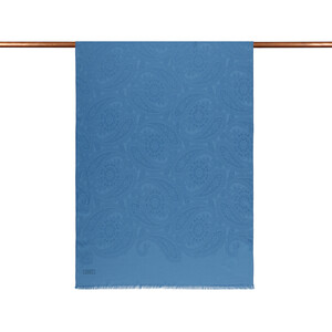 All Seasons Baby Blue Sky Rose Print Scarf - Thumbnail