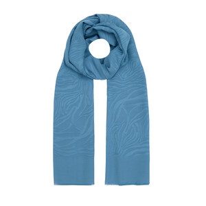 - All Seasons Baby Blue Zebra Print Monogram Scarf (1)