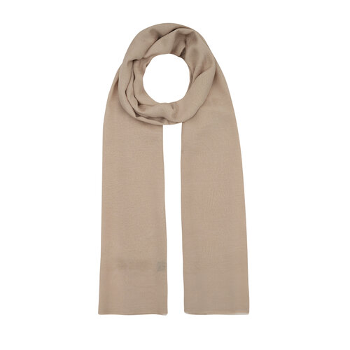 All Seasons Beige Print Monogram Scarf