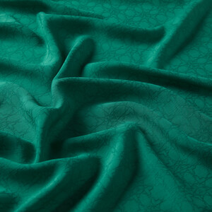 All Seasons Benetton Green Monogram Scarf - Thumbnail