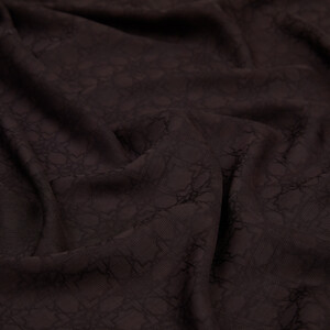 ipekevi - All Seasons Bitter Coffee Cheetah Monogram Scarf (1)