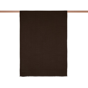  - All Seasons Bitter Coffee Leopar Print Monogram Scarf (1)