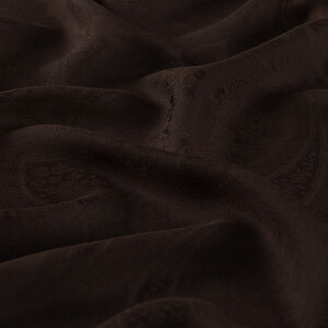 All Seasons Bitter Coffee Sky Rose Print Scarf - Thumbnail
