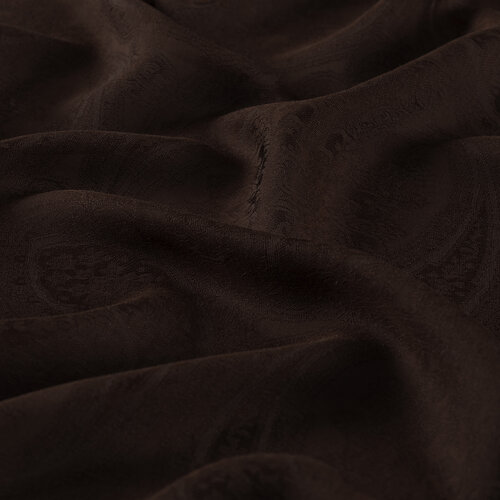 All Seasons Bitter Coffee Sky Rose Print Scarf