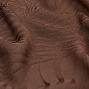  - All Seasons Bitter Coffee Zebra Print Monogram Scarf (1)