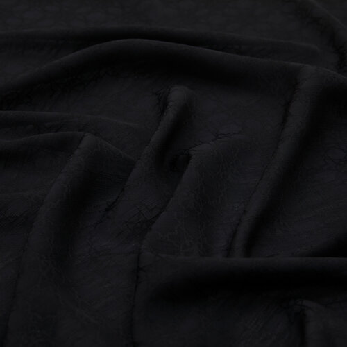 All Seasons Black Beige Monogram Scarf