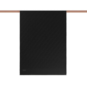 All Seasons Black IE Monogram Scarf - Thumbnail