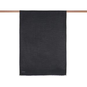  - All Seasons Black Leopar Print Monogram Scarf (1)