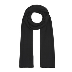 ipekevi - All Seasons Black Monogram Scarf (1)