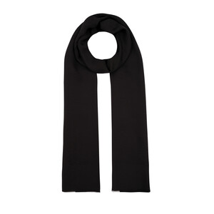 ipekevi - All Seasons Black Print Monogram Scarf (1)