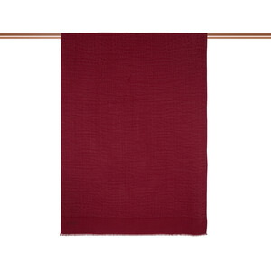 - All Seasons Burgundy Leopar Print Monogram Scarf (1)