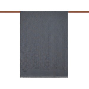ipekevi - All Seasons Charcoal IE Monogram Scarf (1)