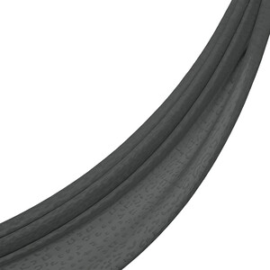All Seasons Charcoal Leopar Print Monogram Scarf - Thumbnail