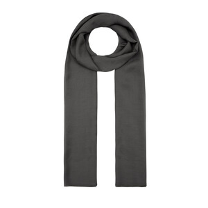 All Seasons Charcoal Paisley Monogram Scarf - Thumbnail