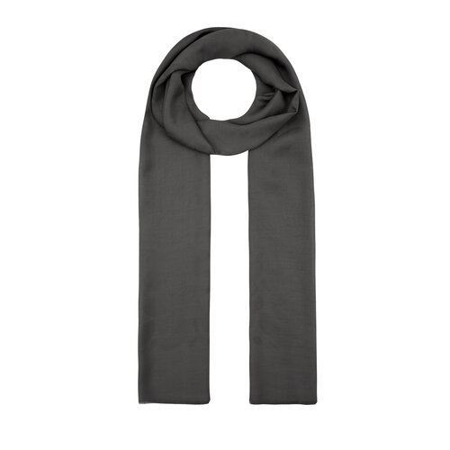 All Seasons Charcoal Paisley Monogram Scarf