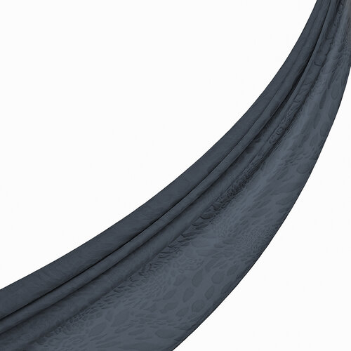 All Seasons Charcoal Vahra Print Monogram Scarf