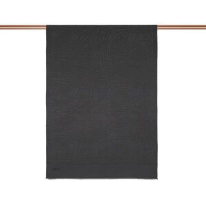  - All Seasons Charcoal Zebra Print Monogram Scarf (1)