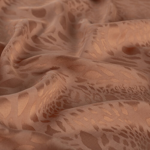 All Seasons Cinnamon Vahra Print Monogram Scarf