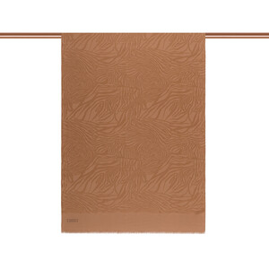 All Seasons Cinnamon Zebra Print Monogram Scarf - Thumbnail