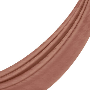 All Seasons Copper Houndstooth Patterned Monogram Scarf - Thumbnail