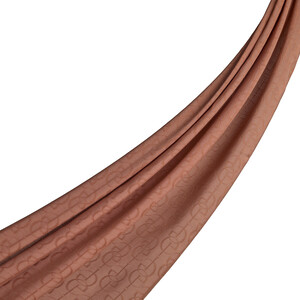 All Seasons Copper IE Monogram Scarf - Thumbnail
