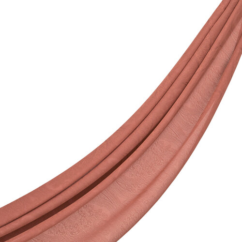 All Seasons Copper Sky Rose Print Scarf