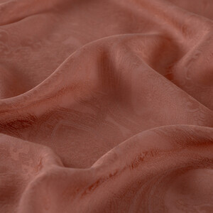 All Seasons Copper Sky Rose Print Scarf - Thumbnail