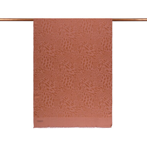 All Seasons Copper Vahra Print Monogram Scarf - Thumbnail