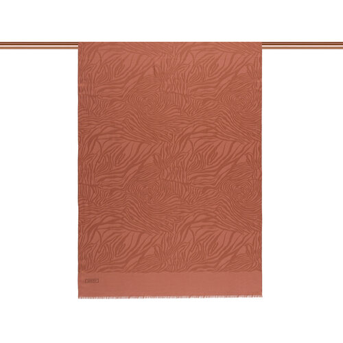 All Seasons Copper Zebra Print Monogram Scarf