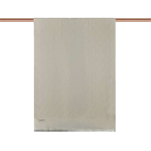 All Seasons Cream IE Monogram Scarf