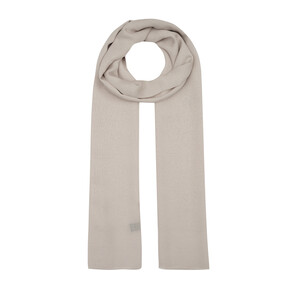All Seasons Cream Print Monogram Scarf - Thumbnail