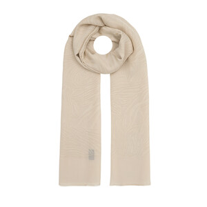  - All Seasons Cream Zebra Print Monogram Scarf (1)
