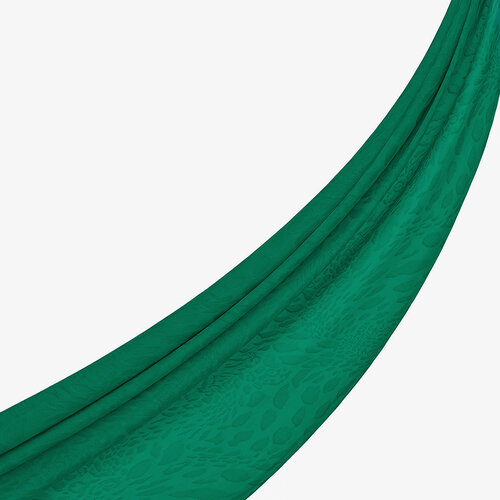 All Seasons Emerald Vahra Print Monogram Scarf