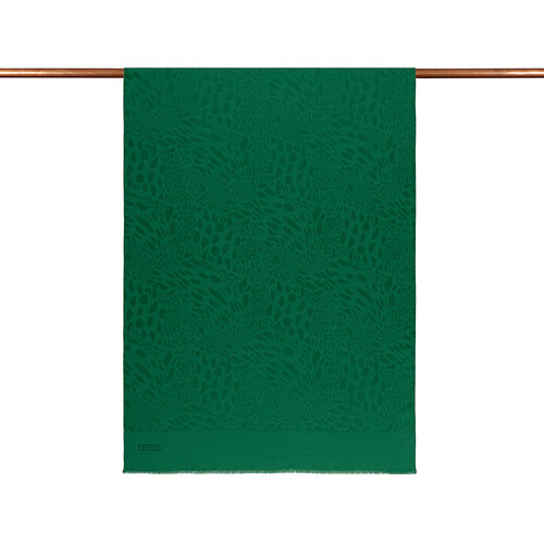 All Seasons Emerald Vahra Print Monogram Scarf