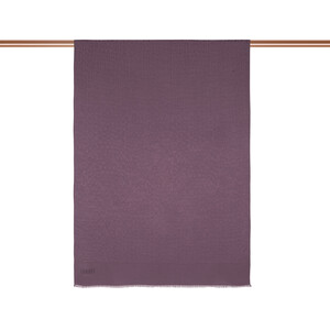  - All Seasons Fig Purple Leopar Print Monogram Scarf (1)