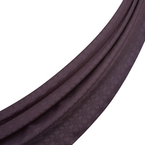All Seasons Fig Purple Mini Seljuk Monogram Scarf - Thumbnail