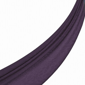 All Seasons Fig Purple Vahra Print Monogram Scarf - Thumbnail