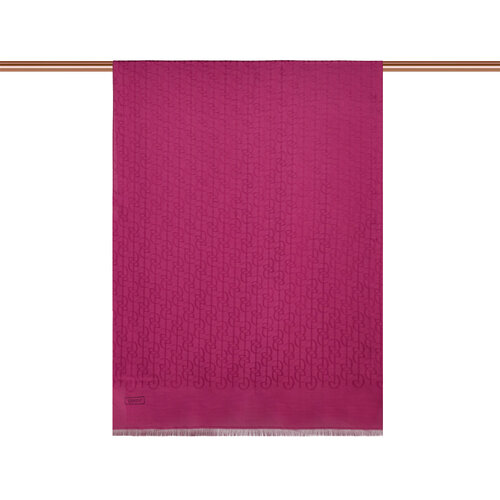 All Seasons Fuchsia IE Monogram Scarf