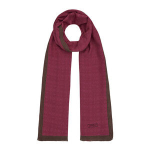 All Seasons Fuchsia Monogram Scarf - Thumbnail