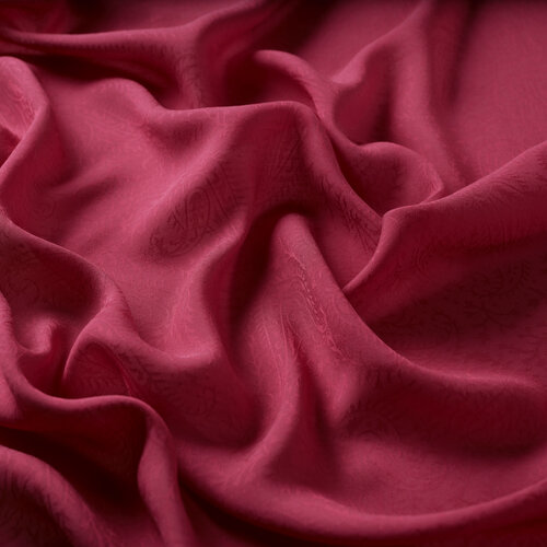 All Seasons Fuchsia Print Monogram Scarf