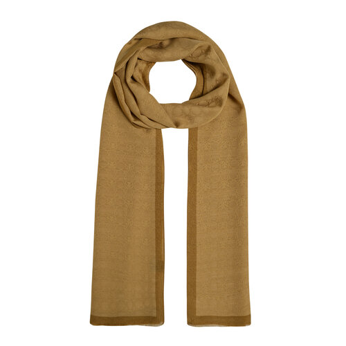 All Seasons Golden Yellow Monogram Scarf