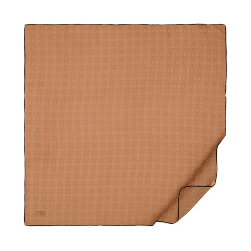 All Seasons Honey Foam Monogram Scarf