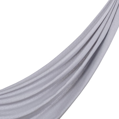 All Seasons Ice Blue IE Monogram Scarf