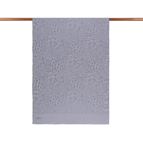 All Seasons Ice Blue Vahra Print Monogram Scarf